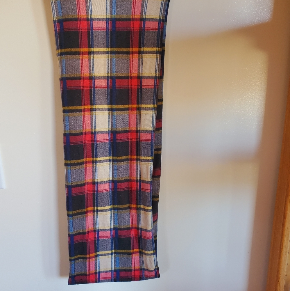 Plaid Eternity Scarf